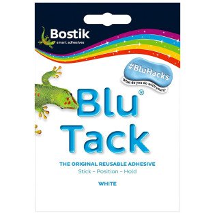 Bostik Blu Tack Handy Pack WHITE 60g