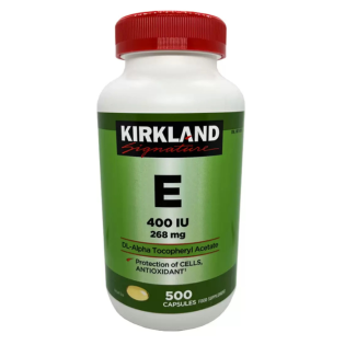 Kirkland Signature Vitamin E 400IU, 500 Count