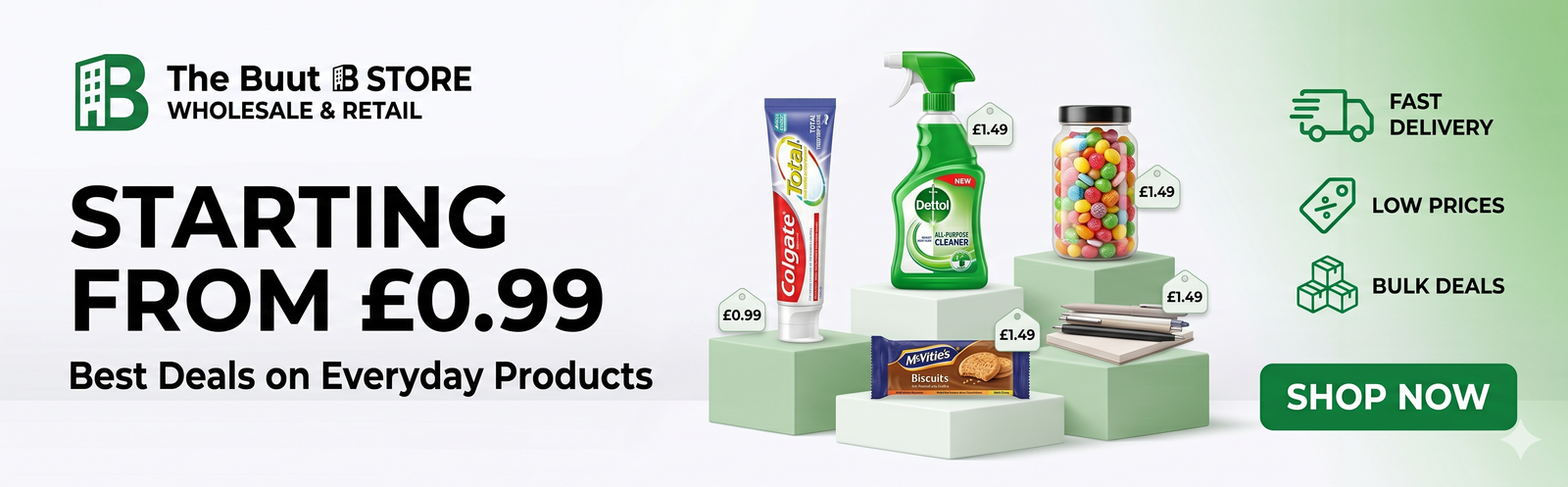 Starting From £0.99 — Best Deals on Everyday Products