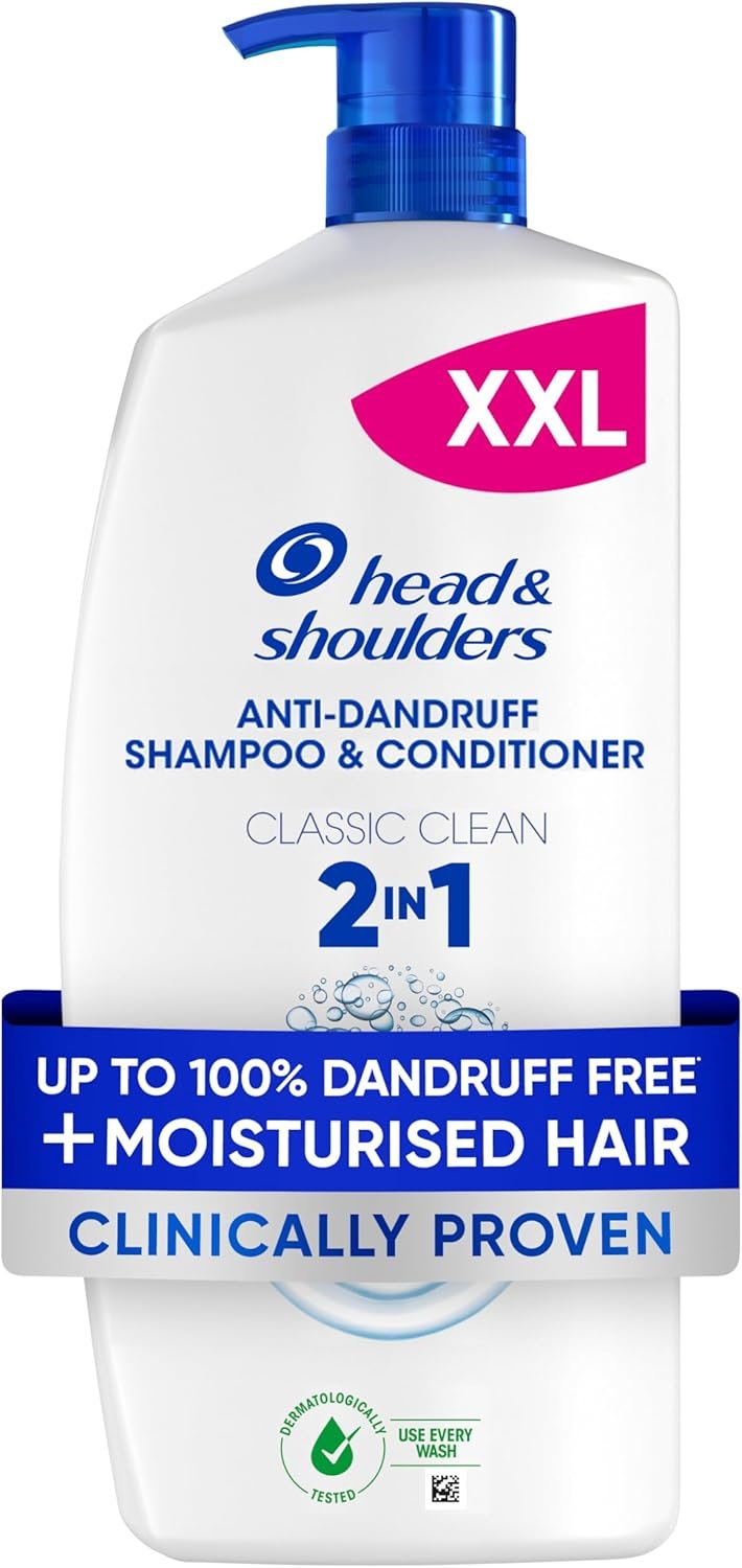 Head and Shoulders Classic Clean 2in1 Shampoo 1000ml & Conditioner,
