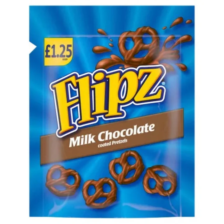 Flipz Salted Caramel Coated Pretzels 80g PMP £1.25