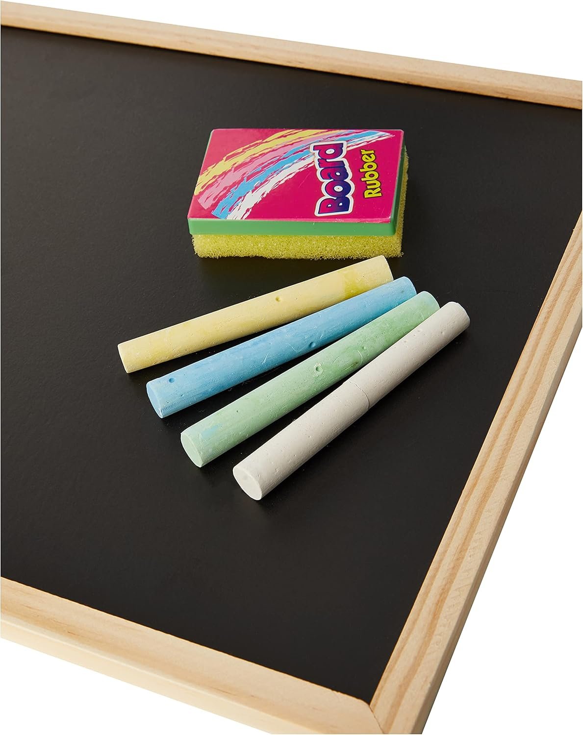 Chalk Board, Eraser & Chalk Set - Image 3