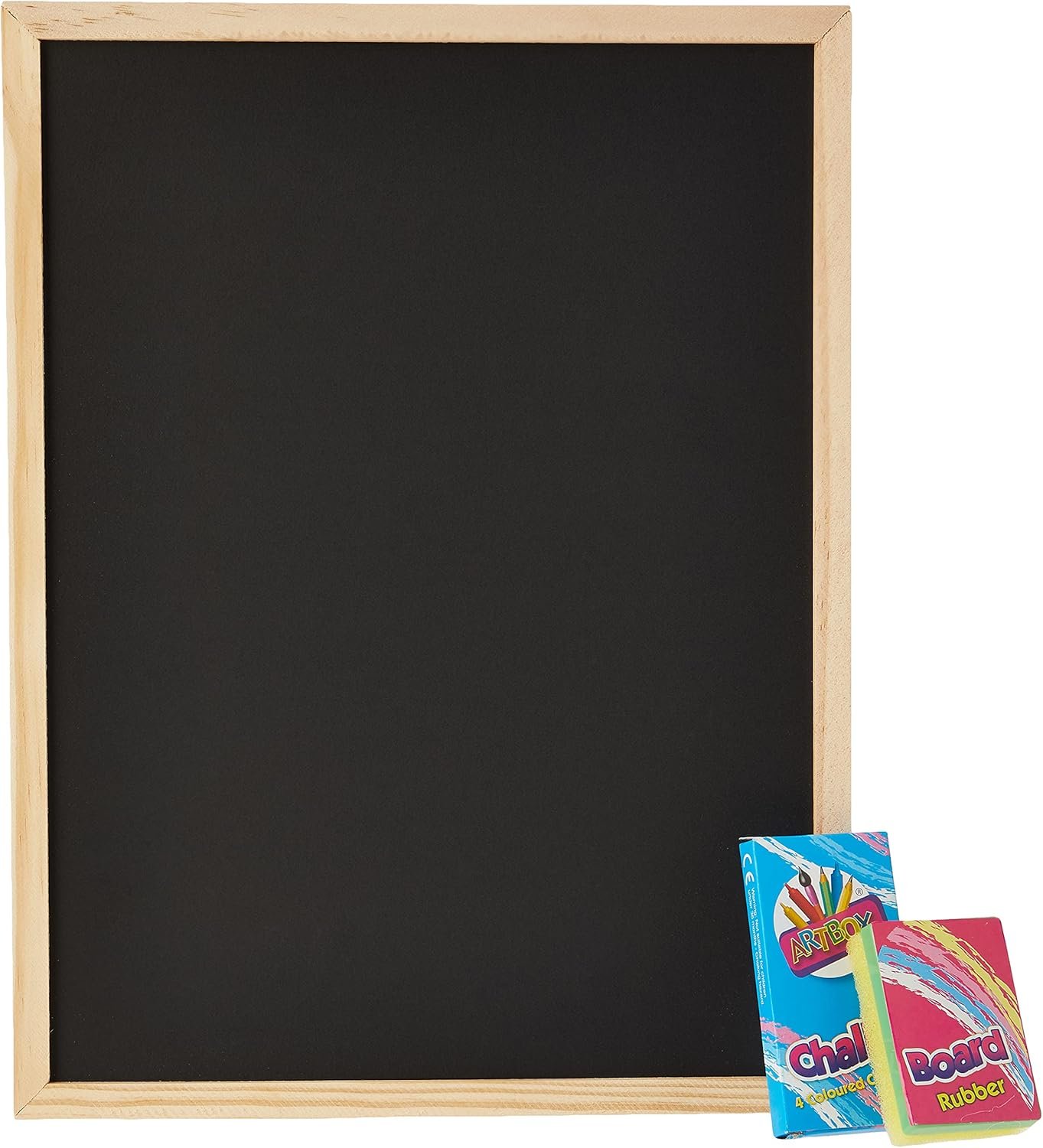 Chalk Board, Eraser & Chalk Set - Image 4