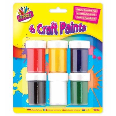 Artbox Craft Paint Pots 6 x 20ml Pack - Image 2