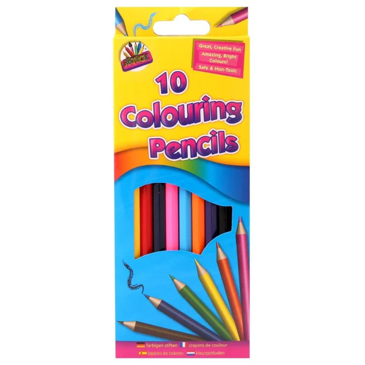 Artbox Full Size Colour Pencils 10pk - Image 2