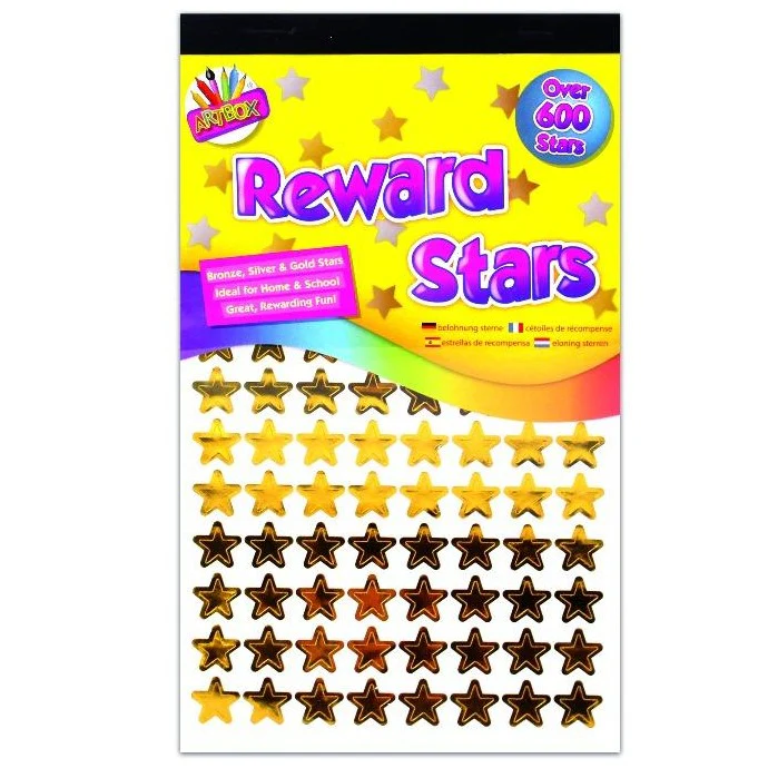 Artbox Gold Reward Stars Over 600 Pack - Image 2