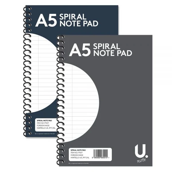 U. A5 Spiral Notepad - Image 2